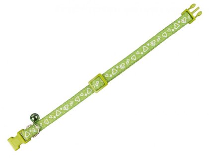 Nobby Herz green cat collar with bell