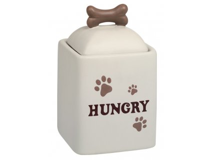 Nobby HUNGRY keramická matná dóza na kŕmenie 10,5x18cm
