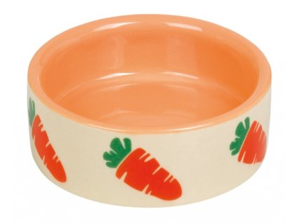 Nobby CARROT keramická miska pre hlodavce 7,5 x 2,5cm