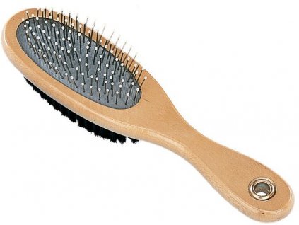 Nobby brush wood double-sided medium