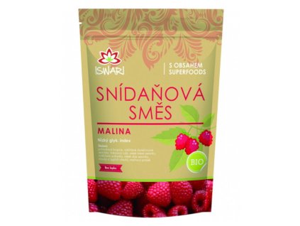 Iswari snídaňová směs Malina 300g BIO  + Při koupi 12 a více kusů 3% Sleva