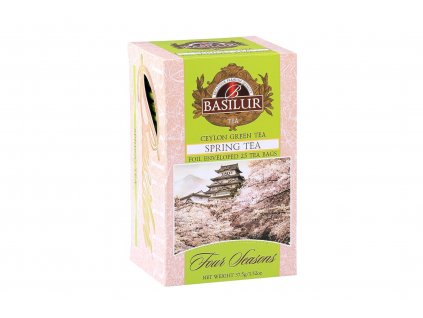Čaj zelený s příchutí třešně Four Seasons Spring Tea - Basilur 25x1,5g