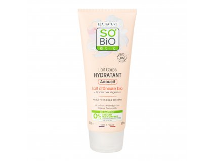 Lágyító testtej szamártejjel 200 ml BIO SO'BiO etic