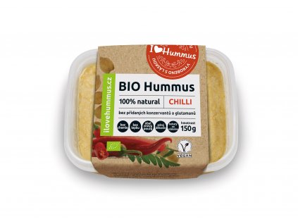 Hummus - cizrnová pomazánka s chilli 150 g BIO I LOVE HUMMUS