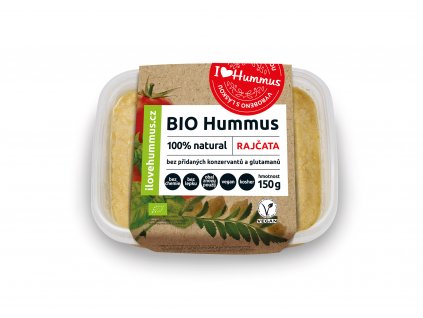 Hummus - cizrnová pomazánka s rajčaty 150 g BIO I LOVE HUMMUS