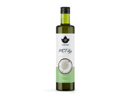 MCT Oil 500ml (Olej s triglyceridy se středně dlouhým řetězcem)  + Sleva 3 % slevový kupón: EXTRA