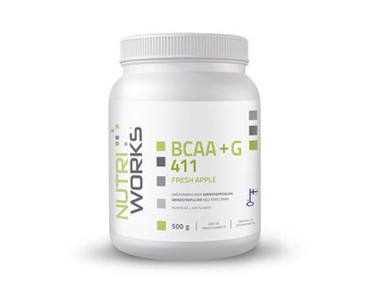 BCAA + Glutamin 4:1:1 500g fresh apple  + Sleva 3 % slevový kupón: EXTRA