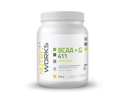 BCAA + Glutamine 4:1:1 500 g fresh fruit  + Sleva 3 % slevový kupón: EXTRA