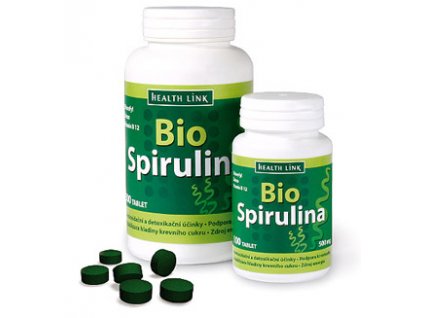 Spirulina 500mg 100 tbl. BIO HEALTH LINK