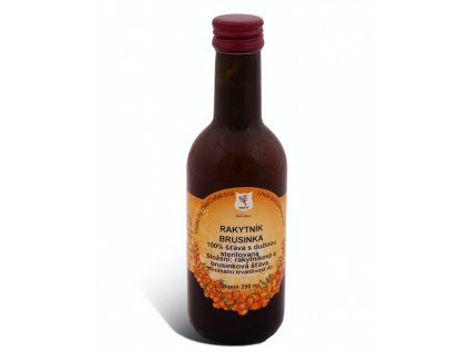 Sanddorn + Cranberry 100% Saft 250ml CRICKET