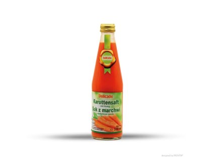 Carrot drink with honey 97% 0.33 l DELICADE