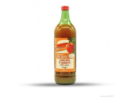 RUBÍN Šťáva jablko-mrkev 100% 1l