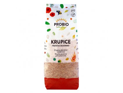 Krupica pšeničná celozr. 400g BIO PROBIO