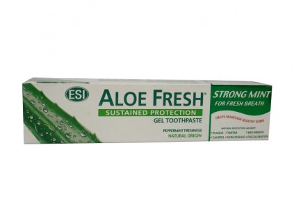 Pasta zubní Aloe Crystal Mint-gel 100ml ESI - doprodej!