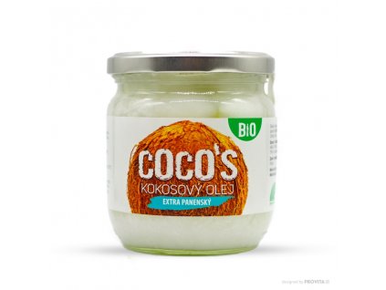 Olej kokosový extra panen. 400ml BIO HEALTH LINK
