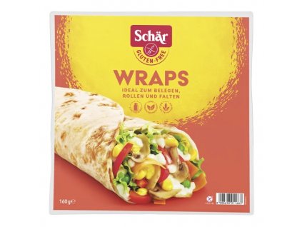 Wraps-placka chlebová bezl. 160g SCHAR