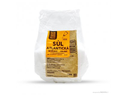 Sůl mořská hrubá atlantická 1kg PROVITA