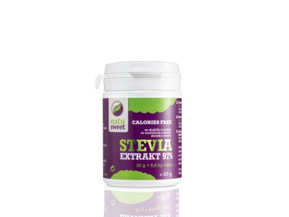 Stevia čistý extrakt 97% 20g NATUSWEET