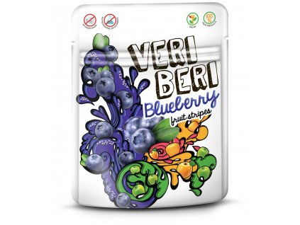 Fâșii de fructe. afine 50g VERI BERI