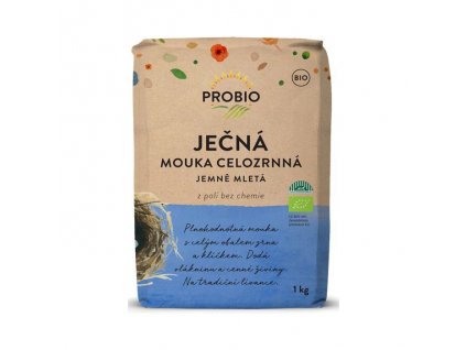 Mouka ječná celozrnná 1kg BIO PROBIO