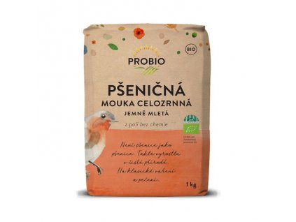 Mouka pšeničná-jemná celozrnná 1kg BIO PROBIO