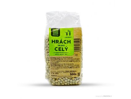 Hrách zelený celý 500g PROVITA