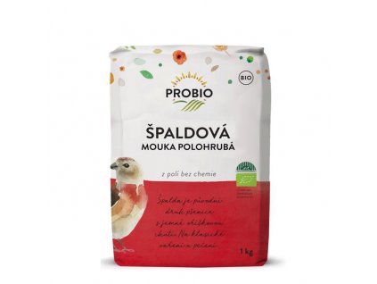 Tönkölyliszt, félszemcsés. fehér 1kg BIO PROBIO