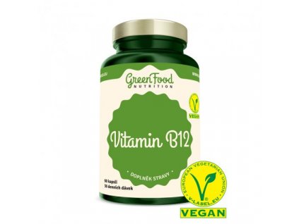 Vitamin B12 60cps GREENFOOD - doprodej!