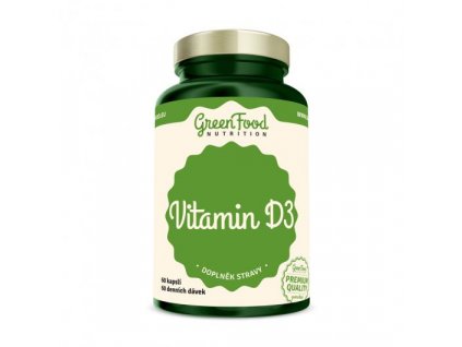 Vitamin D3 60cps GREENFOOD