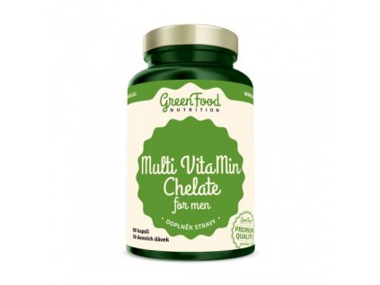 Multi VitaMin Chelate for men 90cps GREENFOOD