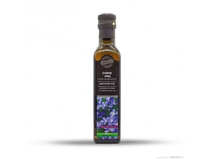 Olej lniany na kg. naciskać. 250ml TOPVET