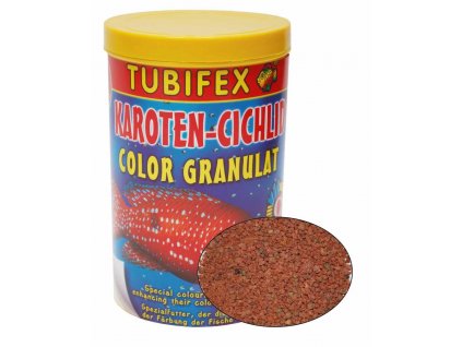 Tubifex Carotene Cichlid Granulate 125 ml