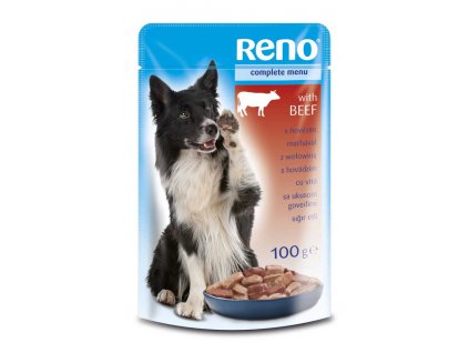 RENO Dog hovädzie, vrecko 100 g