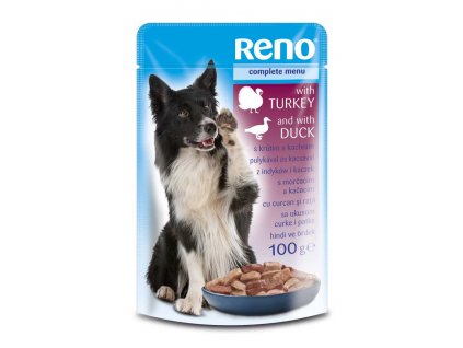 RENO Dog krůta a kachna, kapsa 100 g