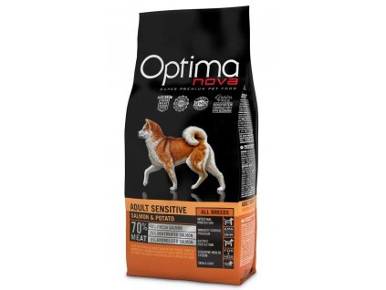 OPTIMAnova Dog Adult Sensitive Łosoś i Ziemniaki GF 2 kg