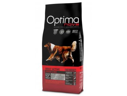 OPTIMAnova Kutya Felnőtt Aktív 12 kg Lejárat 5/2025
