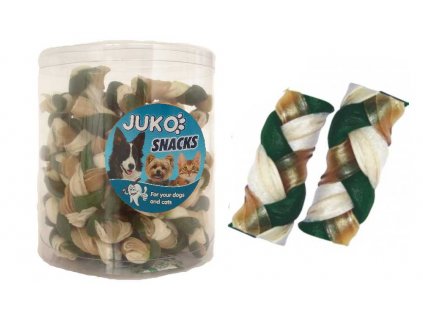 Splétaný copánek Mint JUKO Snacks (40 ks)