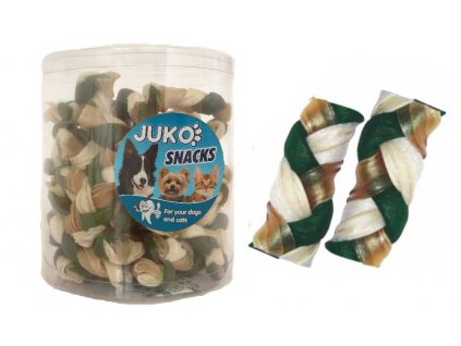 Splietaný vrkôčik Mint JUKO Snacks (40 ks)