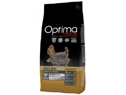 OPTIMAnova Dog Adult Mini Chicken & Potato GF 8 kg