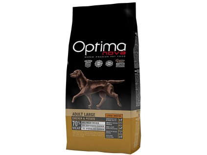 OPTIMAnova Dog Adult Large Kurczak i Ziemniaki GF 12 kg