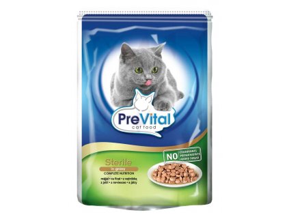 PreVital macska steril máj szószban, zacskó 100 g