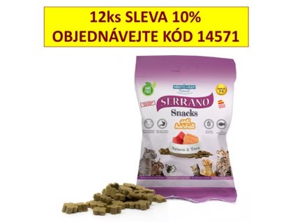 Serrano Snack Cat AntiHairball Lachs & Thunfisch 50 g