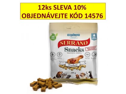 Serrano Snack Dog Curcan 100 g