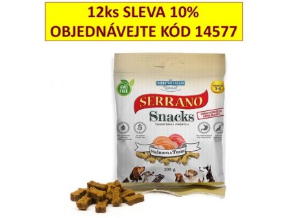 Serrano Snack Dog Łosoś i Tuńczyk 100 g