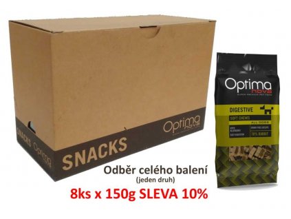 OPTIMAnova Functional Snack Digestive Rabbit 150 g (8 ks) AKCE 10 %