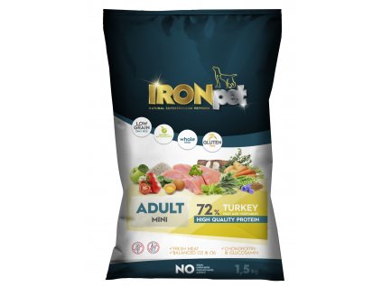 IRONpet Dog Adult Mini Truthahn 1,5 kg