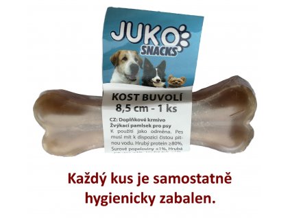 Kost buvolí JUKO Snacks 8,5 cm (1 ks)