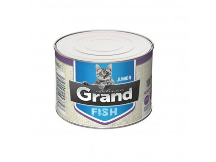 Grand deluxe Cat Junior 100% ryba, puszka 180 g