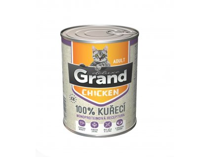 Grand Deluxe Cat 100% Huhn, Dose 400 g
