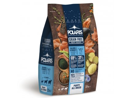 Polaris Dog Puppy All Salmon & Turkey GF 2.5 kg